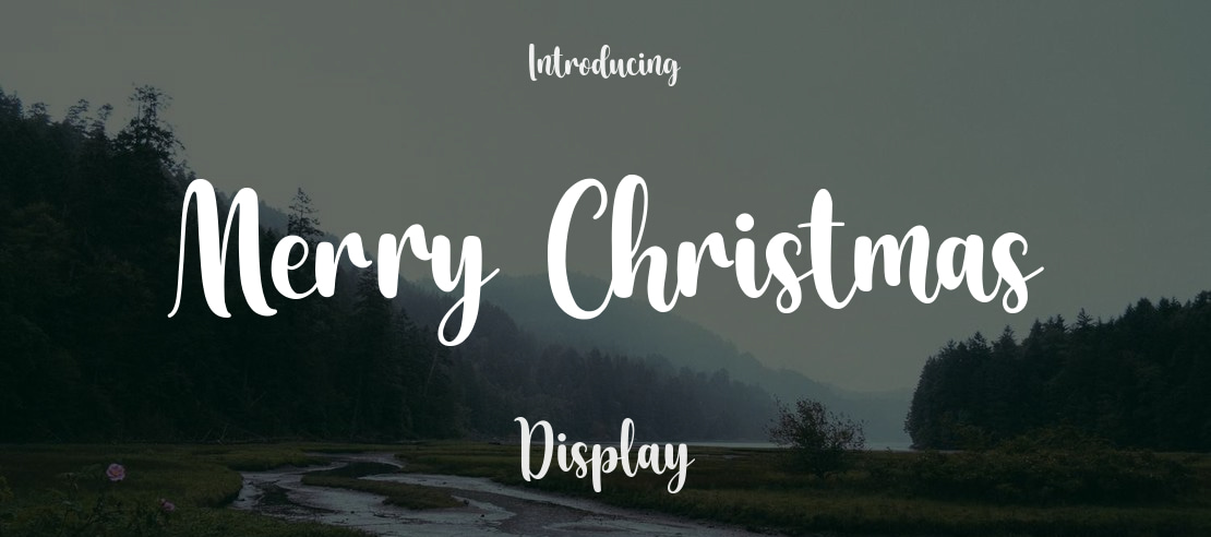 Merry Christmas Font