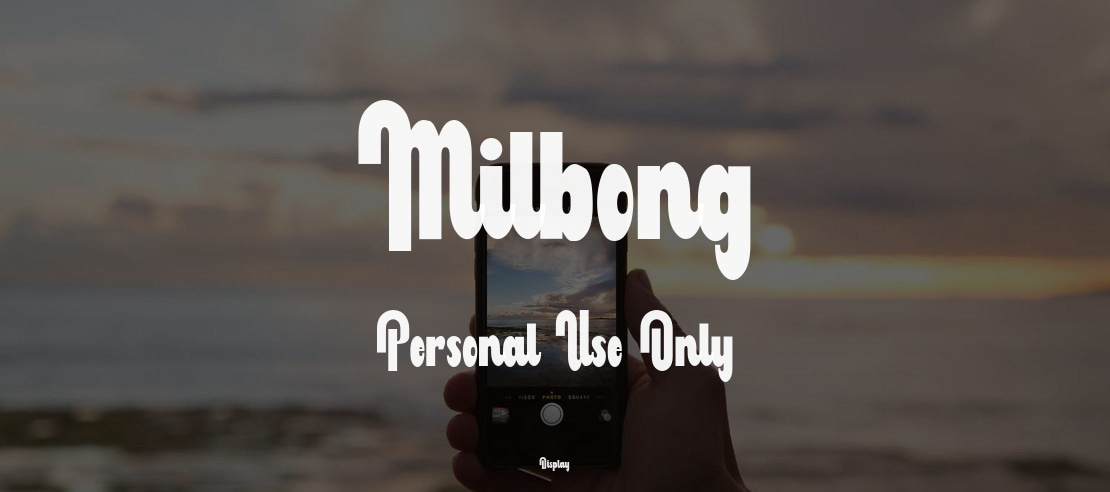 Milbong Personal Use Only Font