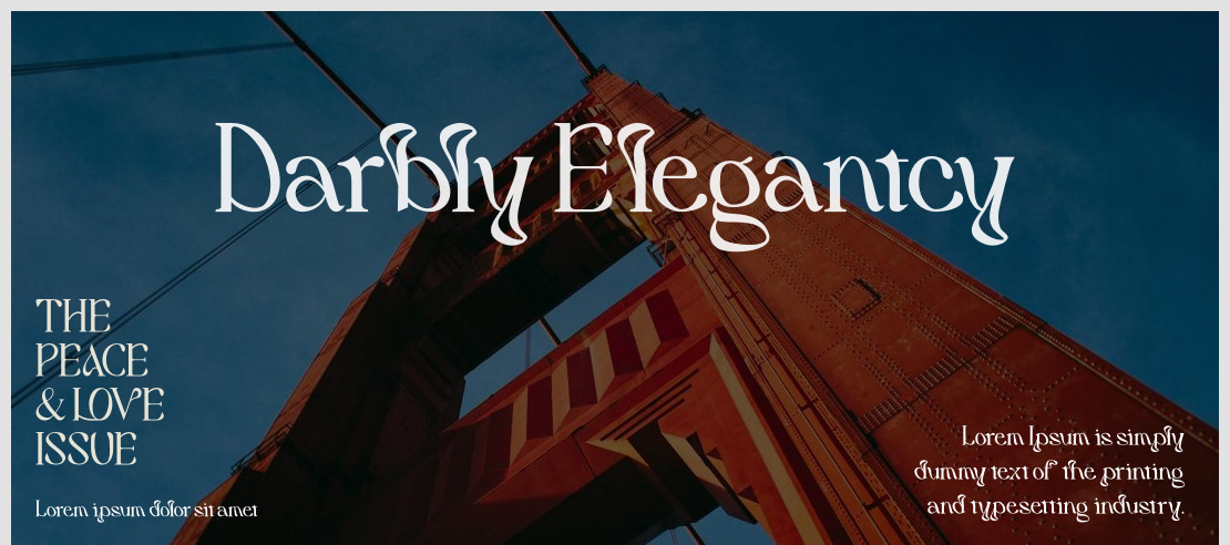 Darbly Elegantcy Font