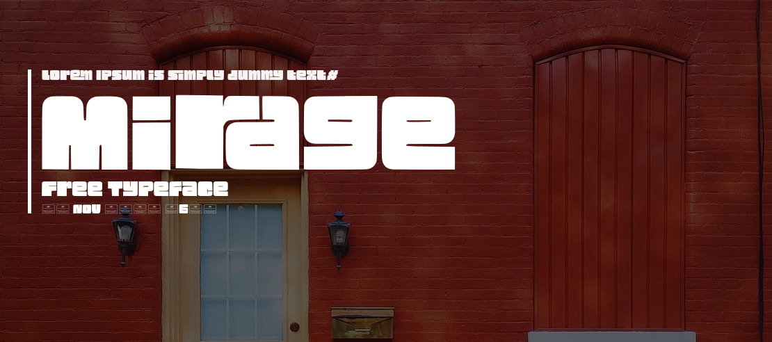 Mirage  Free Font