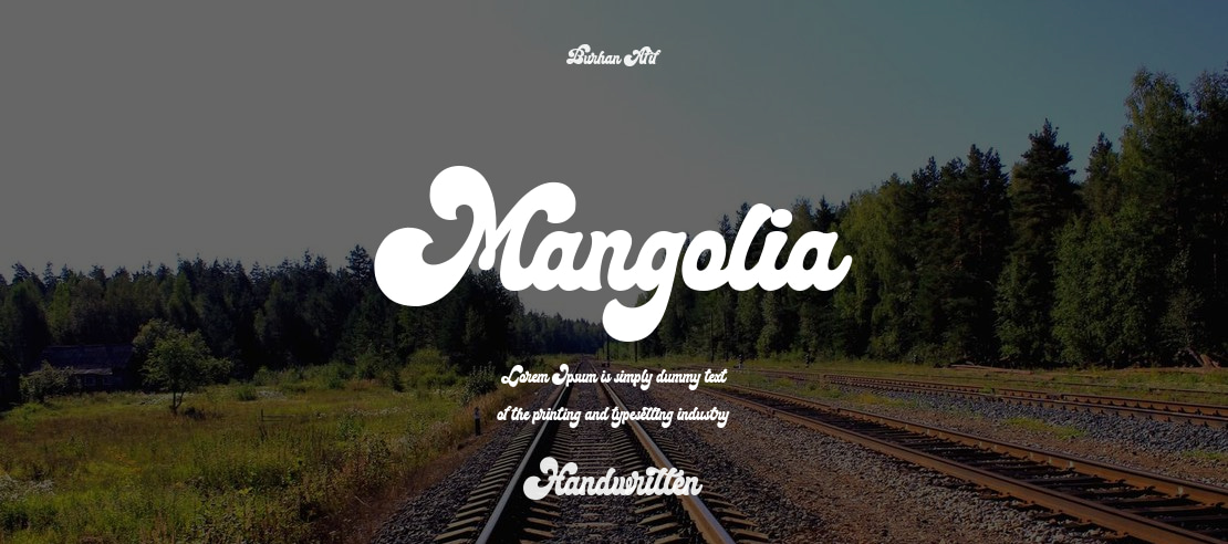 Mangolia Font