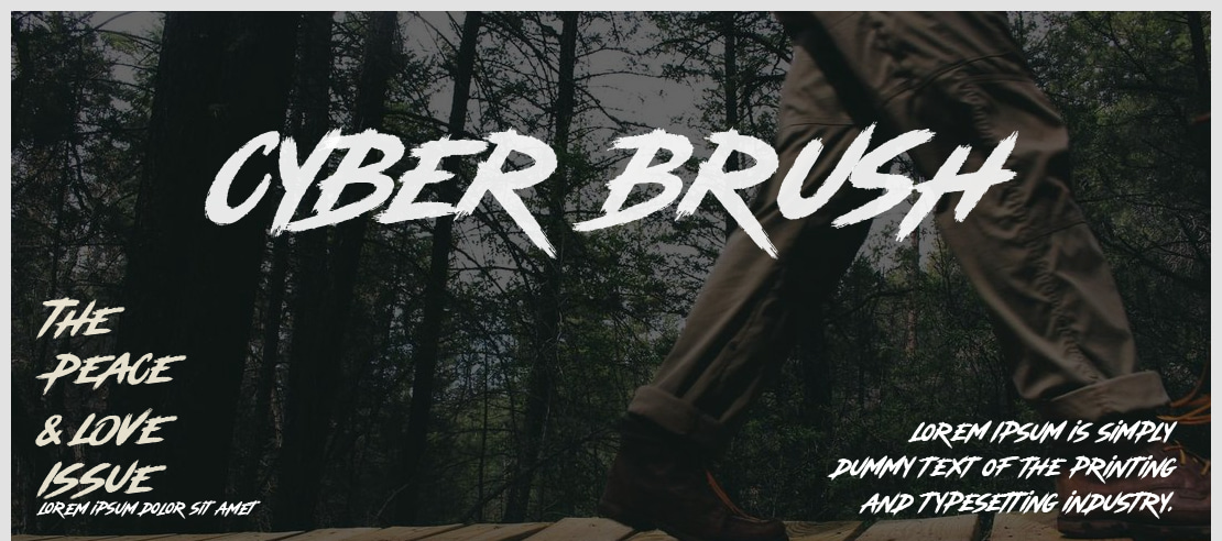 Cyber Brush Font