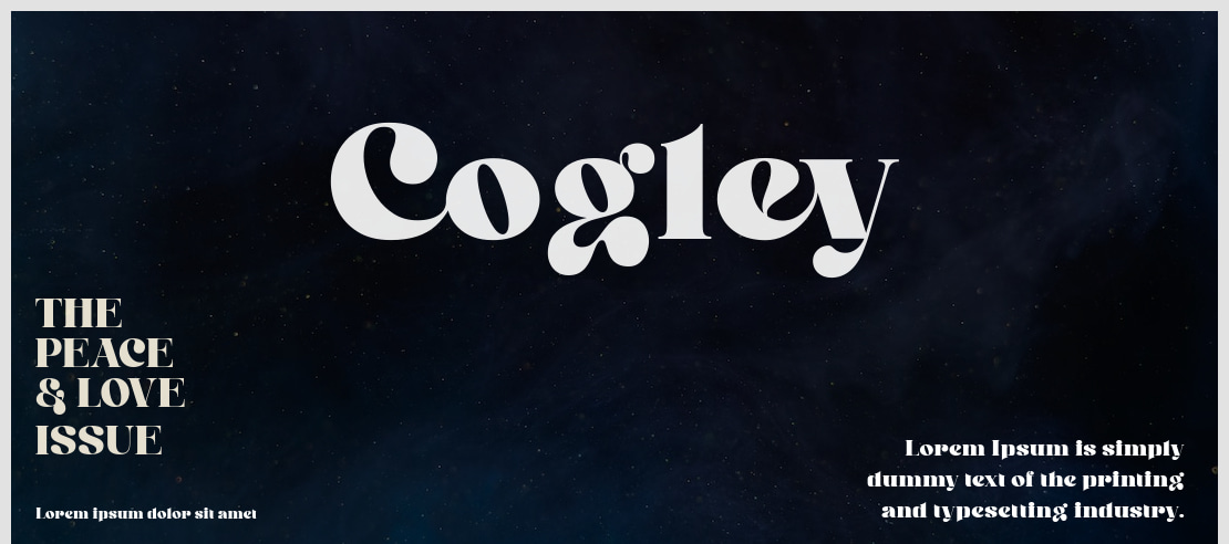 Cogley Font