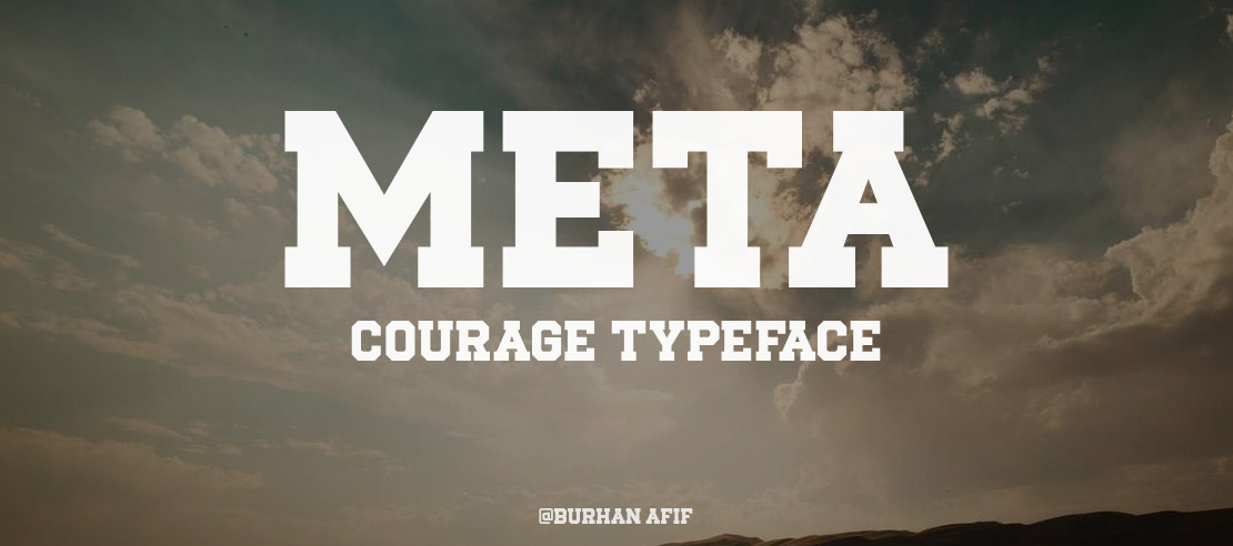 Meta Courage Font