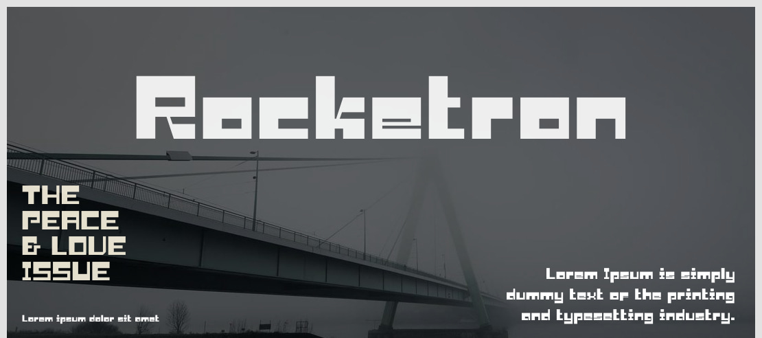 Rocketron Font