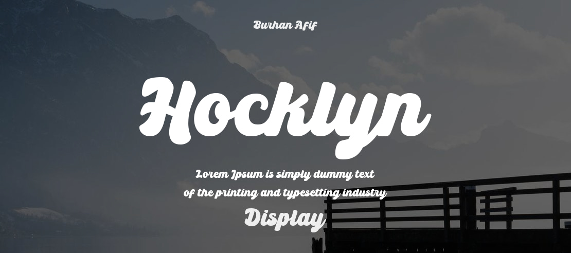 Hocklyn Font