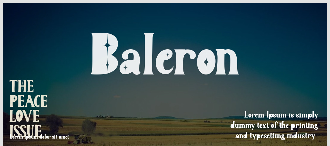 Baleron Font