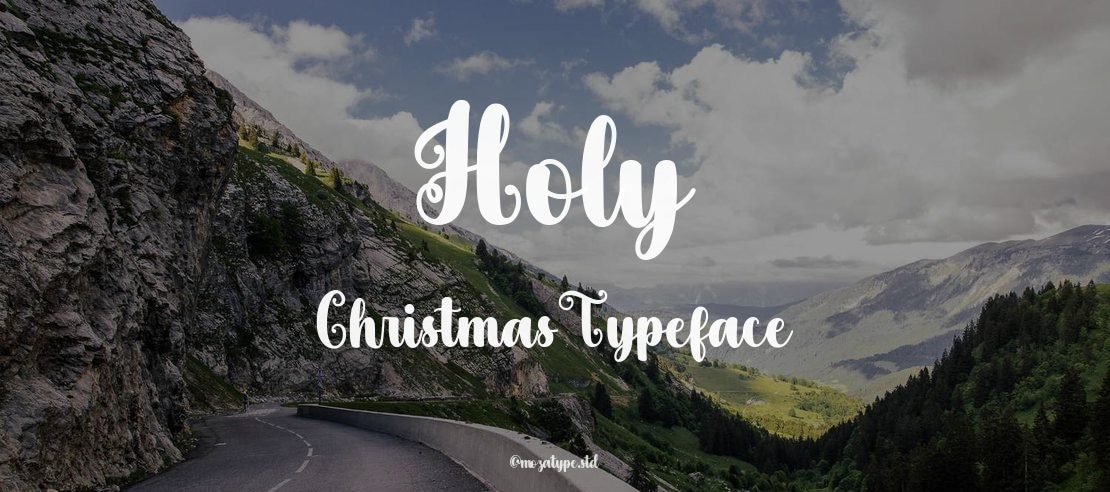 Holy Christmas Font