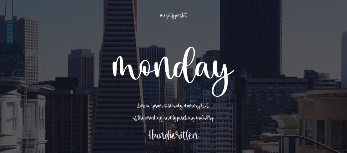 monday Font