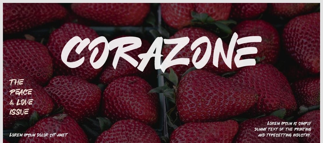 CORAZONE Font