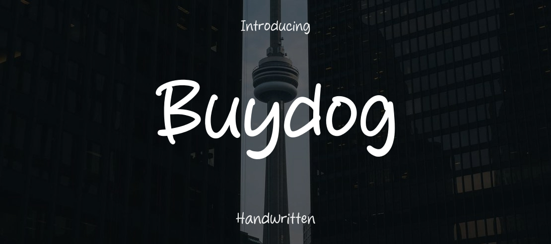 Buydog Font