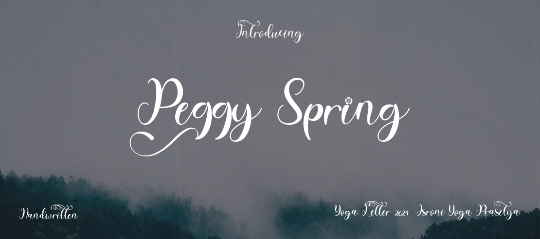 Peggy Spring Font