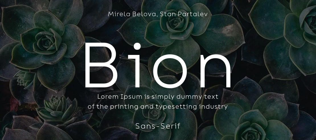 Bion Font Family