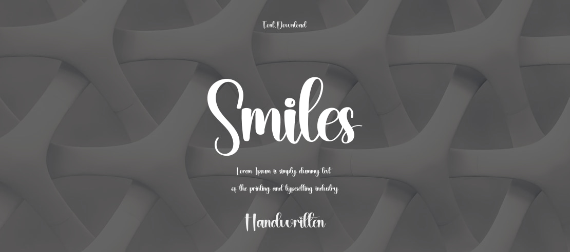 Smiles Font