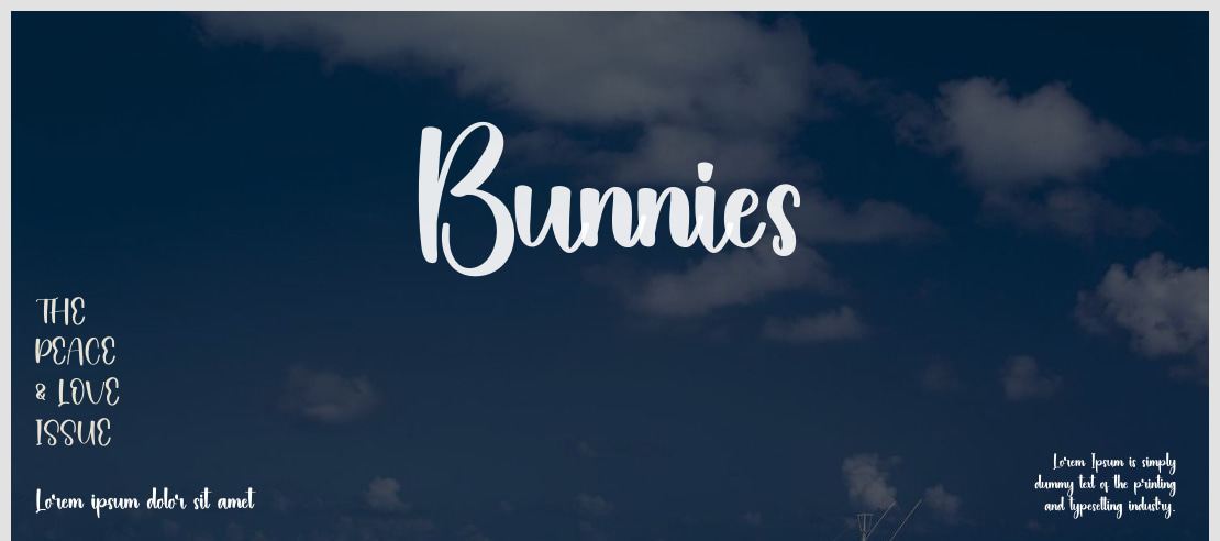 Bunnies Font
