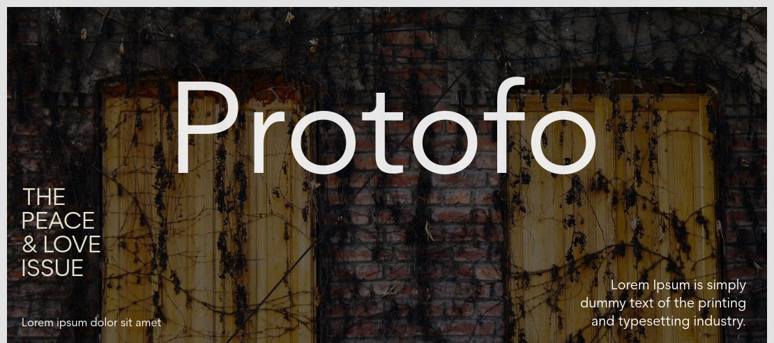 Protofo Font Family