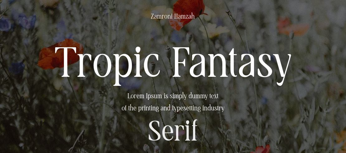 Tropic Fantasy Font