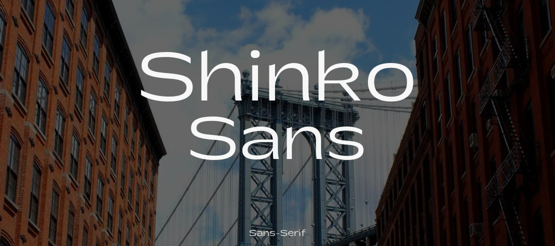 Shinko Sans Font