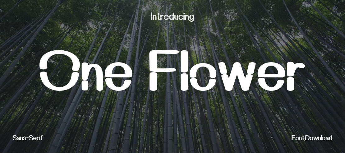 One Flower Font