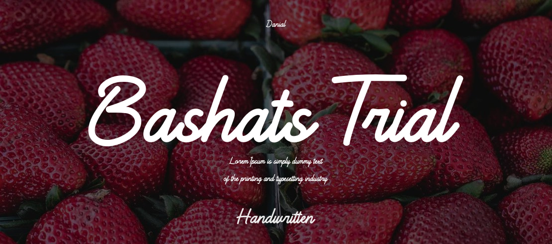 Bashats Trial Font