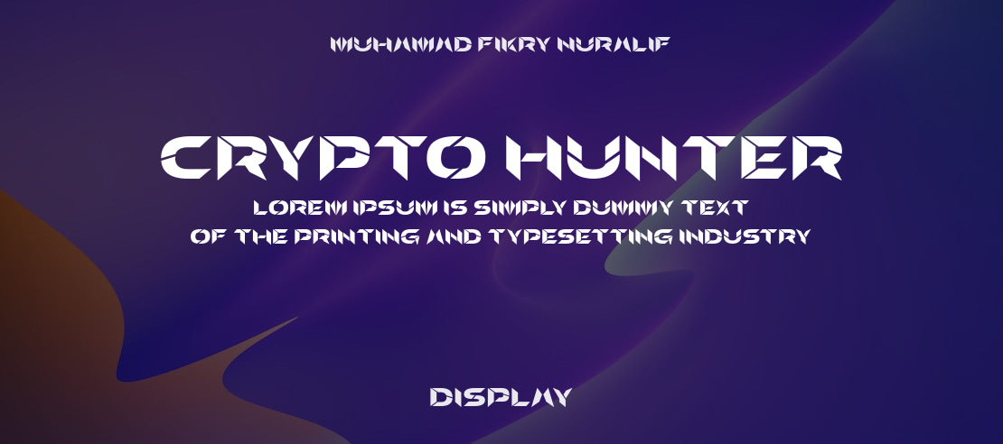 Crypto Hunter Font Family