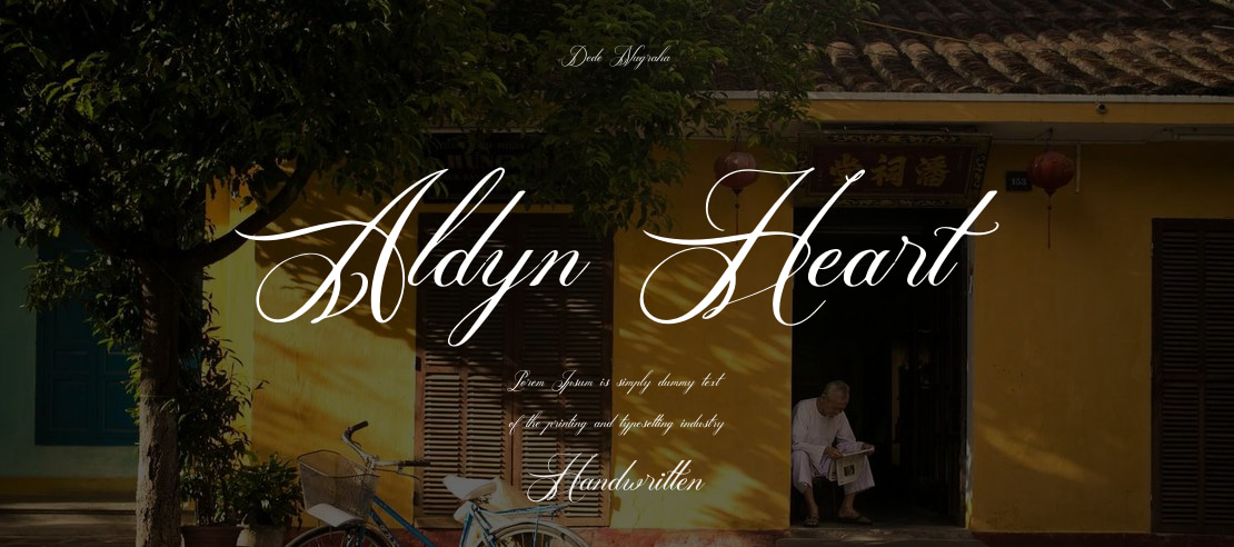 Aldyn Heart Font