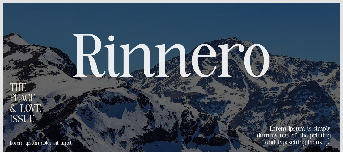 Rinnero Font