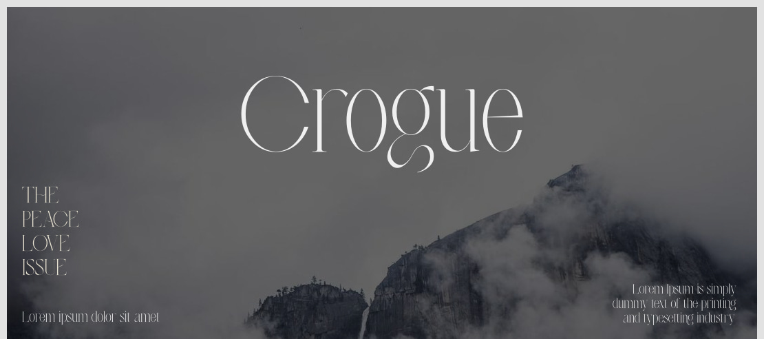 Crogue Font