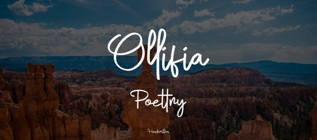 Ollifia Poettry Font Family