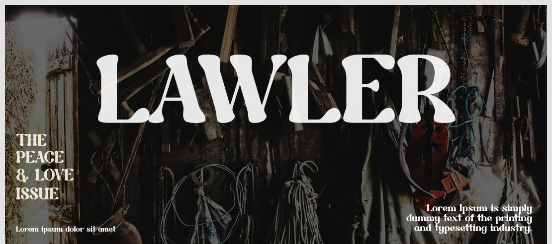 LAWLER Font