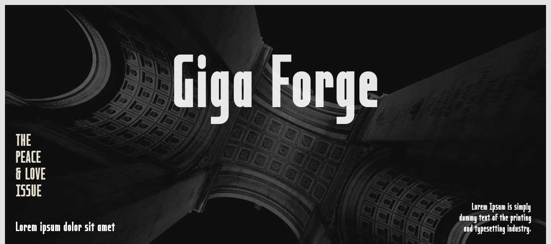 Giga Forge Font