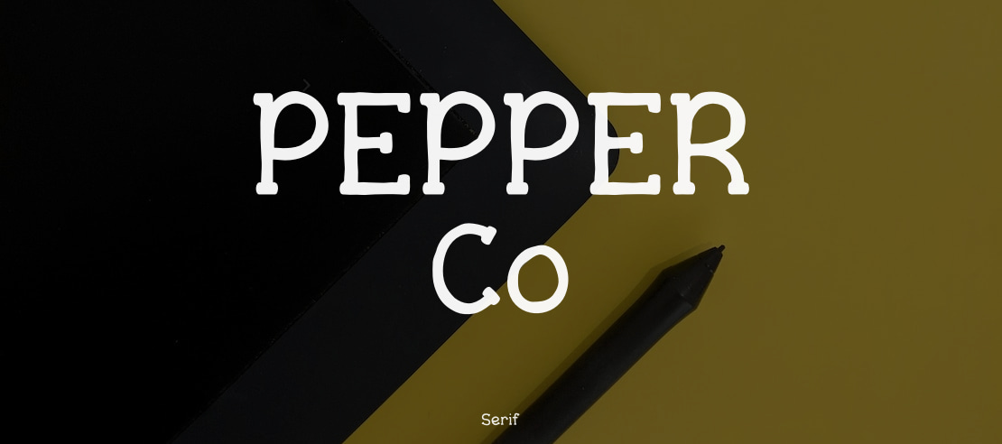 PEPPER Co Font