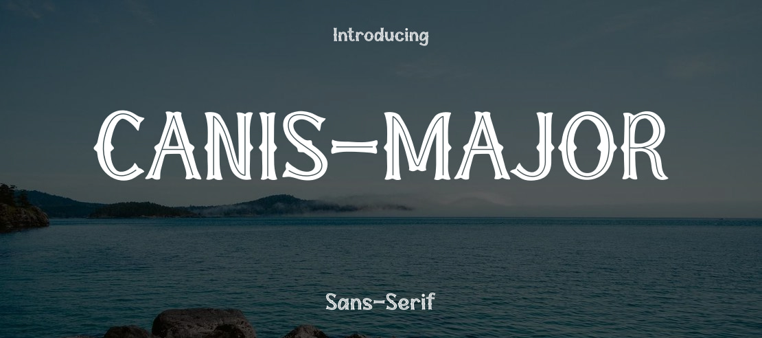 CANIS-MAJOR Font