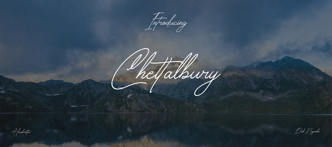 Chettalbury Font