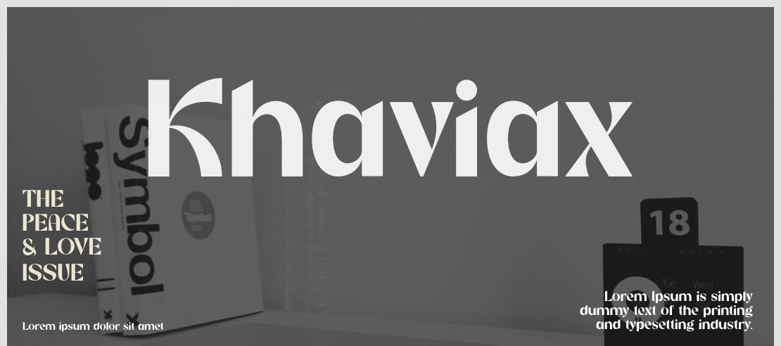 Khaviax Font