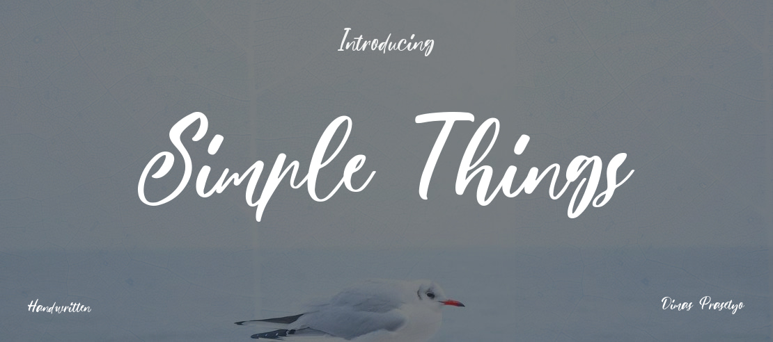 Simple Things Font