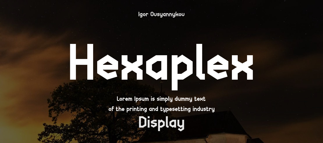 Hexaplex Font
