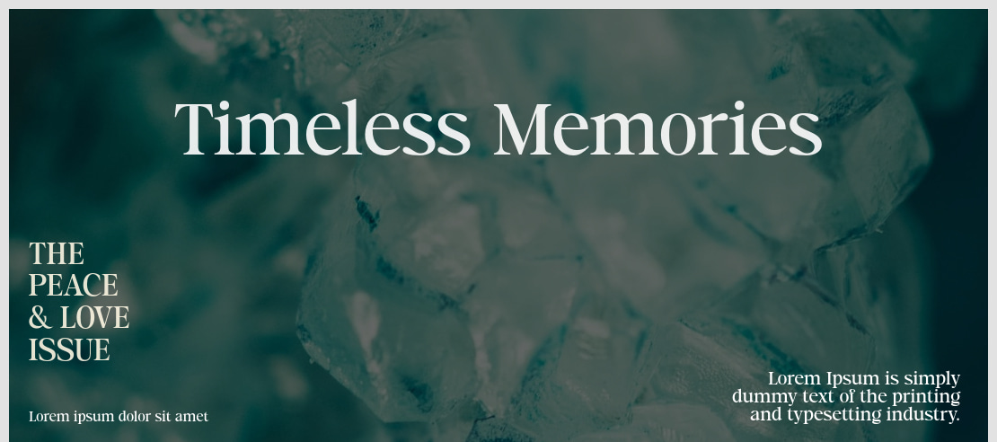 Timeless Memories Font