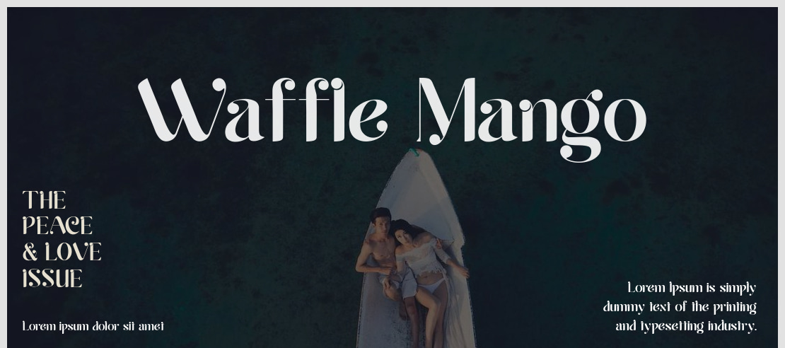 Waffle Mango Font