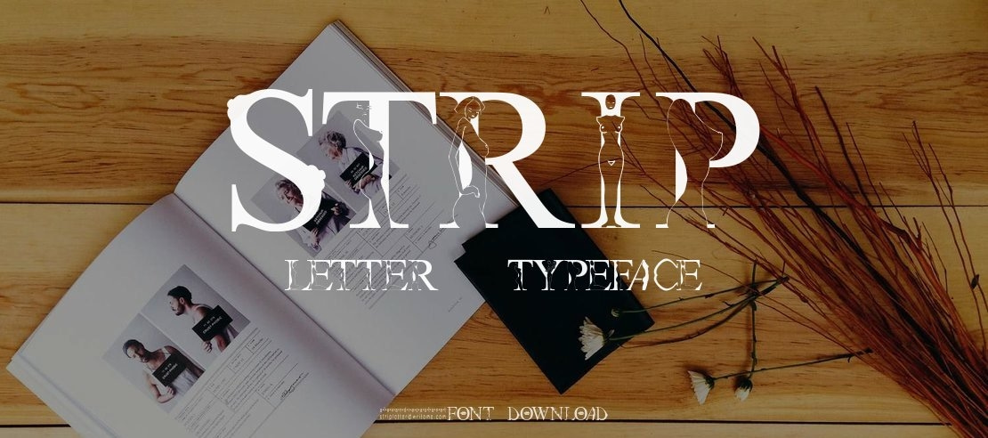 Strip Letter 1 Font