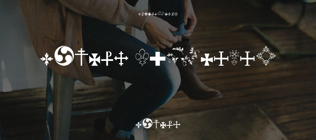 Symbol Crucifix Font