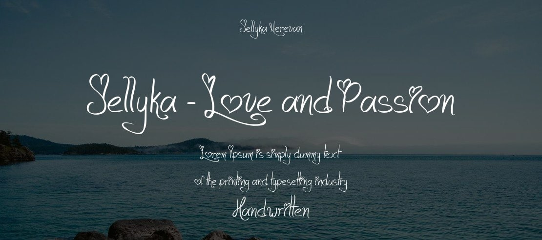 Jellyka - Love and Passion Font