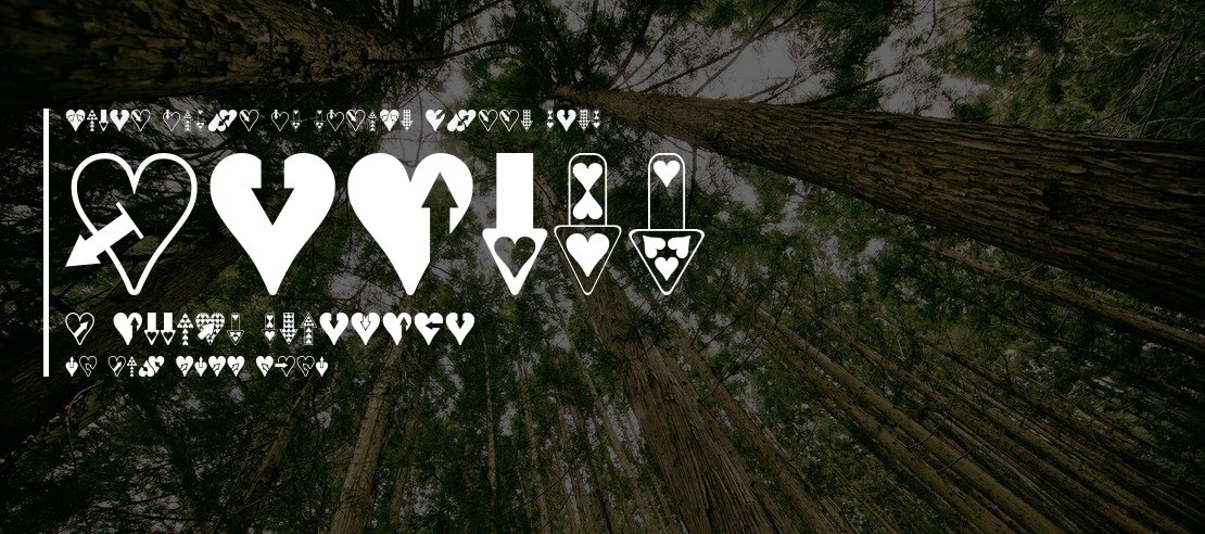 Hearts n Arrows Font