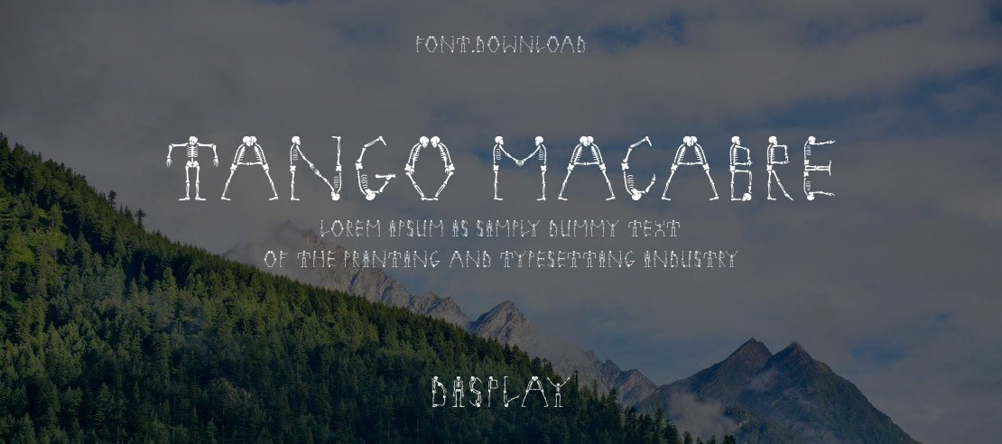 Tango Macabre Font