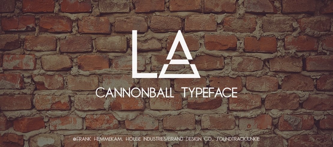 LA Cannonball Font