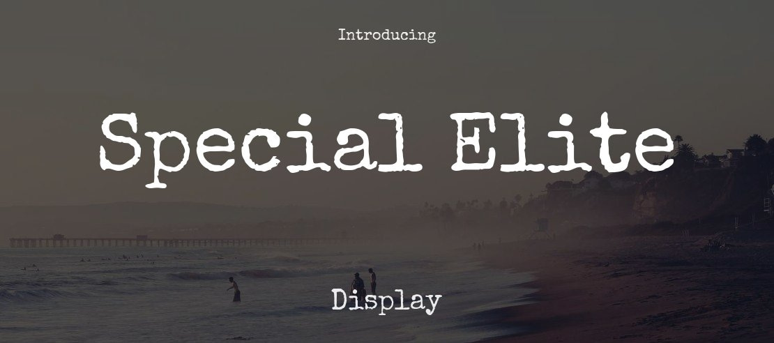 Special Elite Font