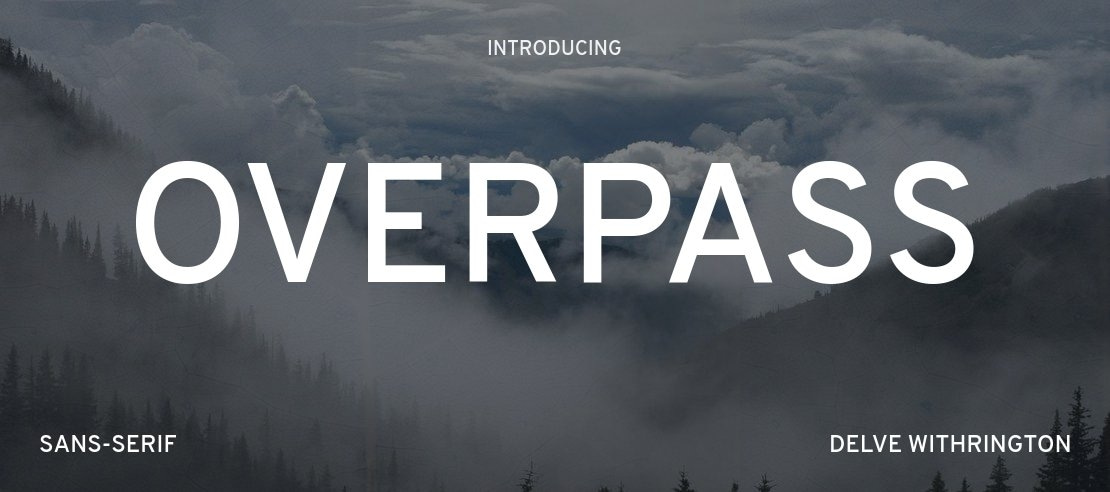 Overpass Font Family