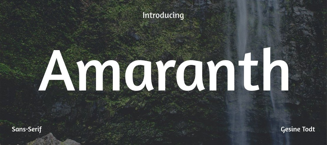 Amaranth Font Family