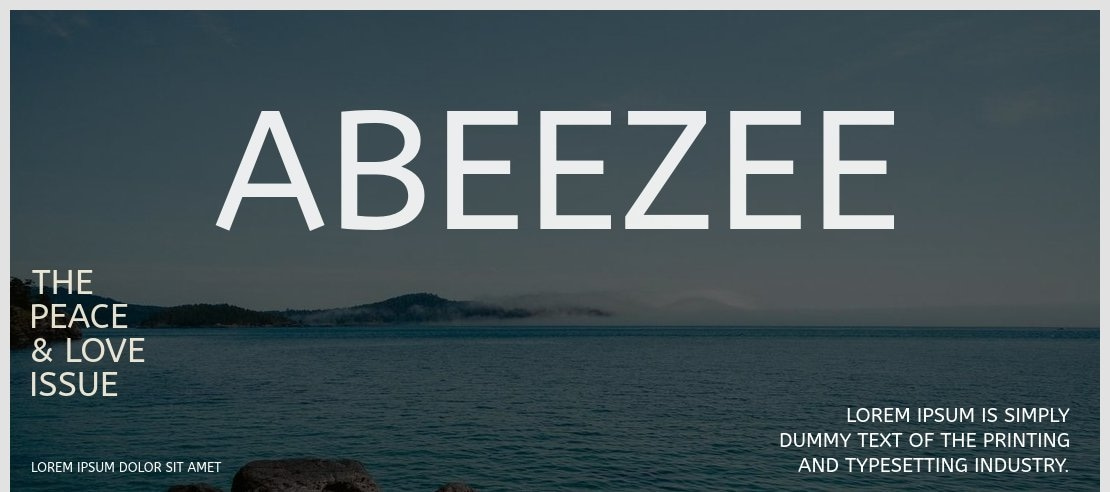 ABeeZee Font Family
