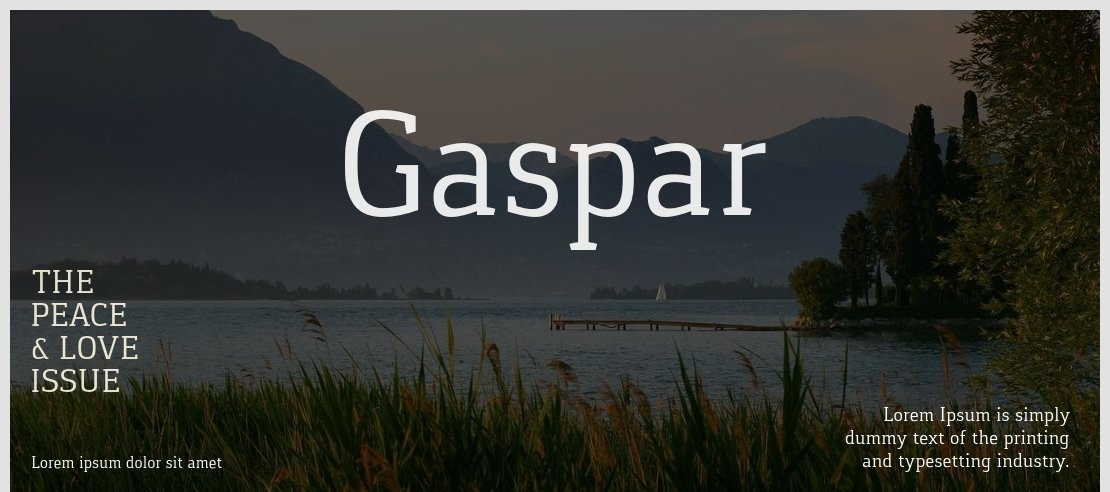 Gaspar Font Family